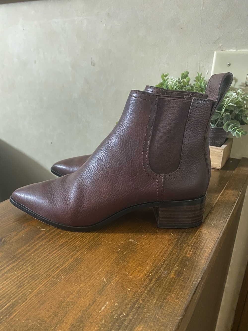 Loeffler Randall Nellie Chelsea Ankle Boot Women’s Sz 7.5 Shoe Espresso Brown - Picture 4 of 10